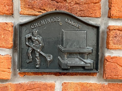 Ancienne plaque cheminée - ancienne,
