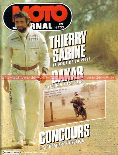 Moto journal 733 thierry - journal,