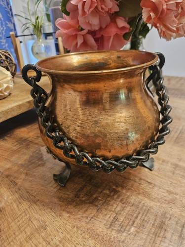 Chaudron cuivre martelé - cuivre,
