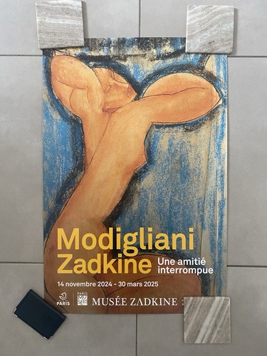 Affiche modigliani zadkine - x,