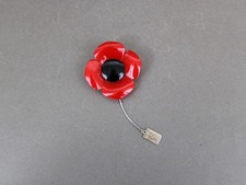 PIERRE CARDIN poppy brooch