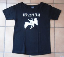LED ZEPPELIN T-SHIRT NOIR COL ROND MANCHES COURTES TAILLE M 100% COTON
