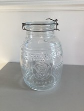 ANCIEN BOCAL À BISCUIT  UNCLE EZRA’S CRACKER Pot A Cookies Épicerie Ancienne