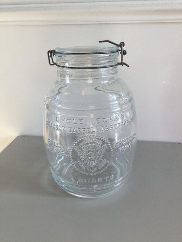 Ancien bocal biscuit uncle - bocal,