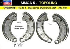 Machoîres de Frein  220 x 40