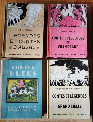 Lot livres contes - de, alsace