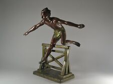 Dh. Chiparus hurdle jumper large sculpture. Art deco