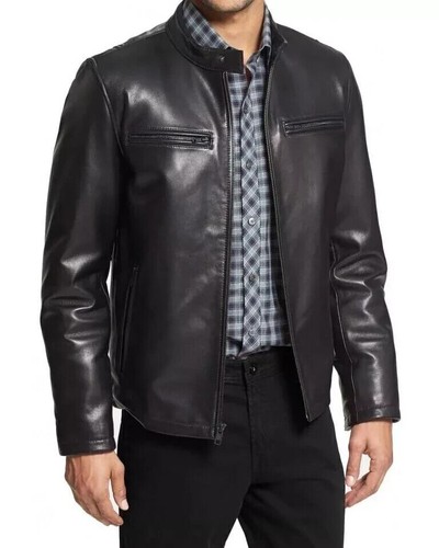 Veste classique cuir - classique, en