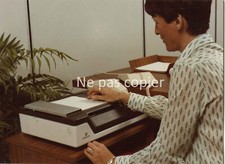 TELECOPIEUR vers 1980 FAX Thomson-CSF bureautique photo couleurs 13 x 18 cm