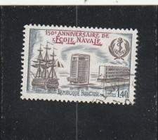 L6526 FRANCE Timbre Y&T N° 2170 de 1981 " Bateau Borda et batiments " Oblitéré