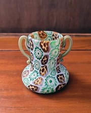 Petit vase Murano Fratelli Toso en verre Millefiori ancien