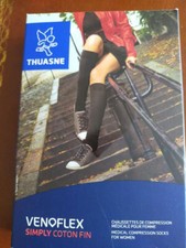 Chaussettes de compression femme - VENOFLEX - THUASNE  - classe II -Beige