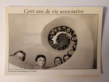 CENT ANS DE VIE ASSOCIATIVE photo ENFANTS SPIRALE ESCALIER  carte postale 
