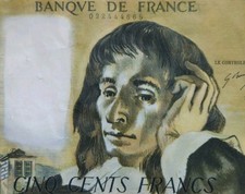 500 FRANCS 19 PASCAL billet france