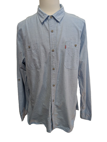 Chemise levi coton bleu ciel - chemise,