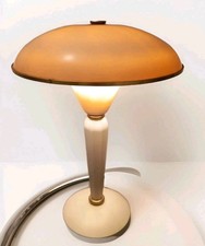 Lampe JUMO Modèle 320 Ivoire Vers 1950 Art Déco Moderniste 