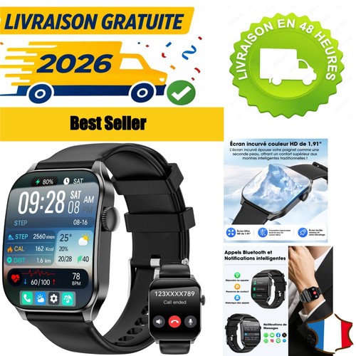 Montre connectée haulvean - montre, t1