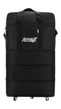 Sac de Voyage à Roulettes Extensible Pliable à 3 couches avec 5 Roues 45L-95L