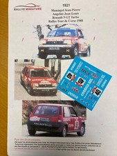 DECALS 1/43 RENAULT 5 MANZAGOL