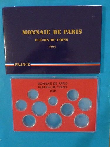 Coffret vide franc 1994 - bu,