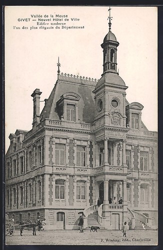 Cpa givet nouvel hôtel - givet,, de