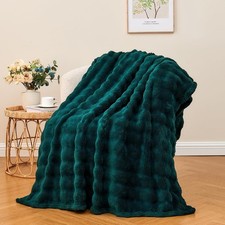 Couverture Plaid Polaire Super Chaude Plaid Fausse Fourrure Haute Qualité Sty...