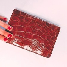 Pochette Art Déco en peau de