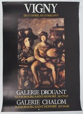 [AFFICHE D'ART] Sylvain VIGNY:  Le boulanger #Drouant #Paris 1975