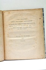 LIVRE ANCIEN LANDMANN ED. ORIGINALE DISSERTATIO INAUGURALIS OPHTALMOLOGIE 1819