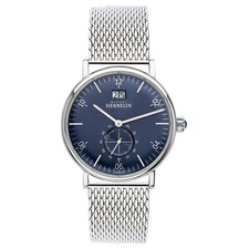 Montre homme Herbelin Inspiration 1824715B en acier inoxydable bleu chronographe