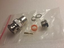 BNC connecteur avec raccord à vis Gold-Pin. pour Coaxial rg 58/u Câble, Connecte