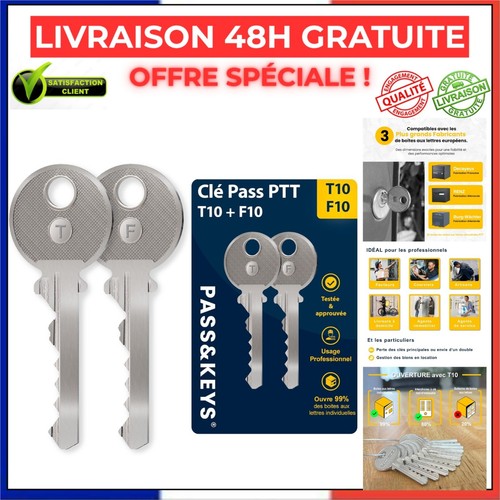 Clés ptt t10 f10 pass - ptt, pass&keys