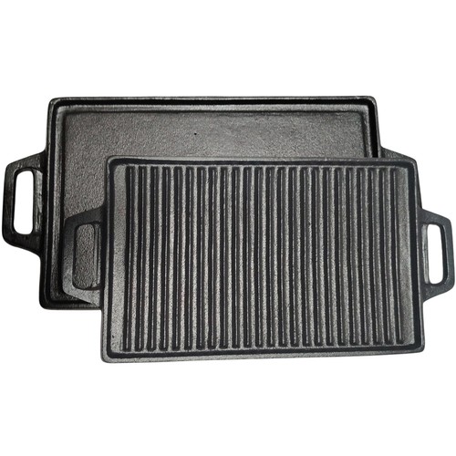 Poêle plancha ovale fonte - poêle, en