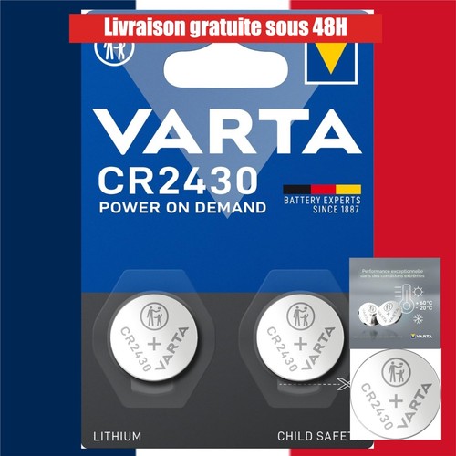 Varta pile bouton cr2430 - cr2430, 3v