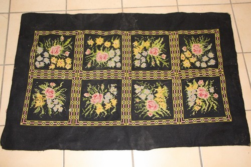 Tapisserie point fleur - au, a