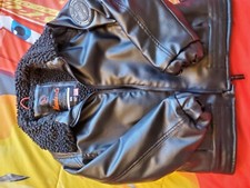 Boys 5/6 Faux Leather Jacket