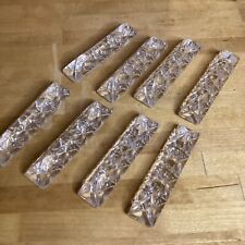 8 Porte Couteaux En Cristal