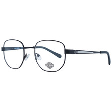 Montures De Lunettes Harley-Davidson Pour Hommes Noires Rondes HD0881 002 50Mm