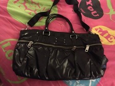 Sac Un Apres Midi De Chien Noir Rose Matiere « Doudoune » Léger