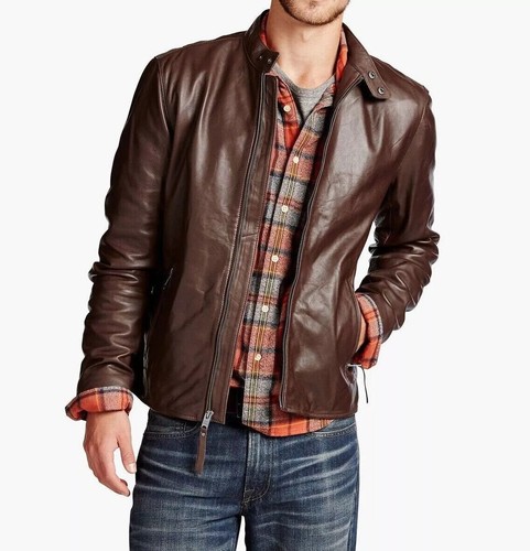 Blouson moto motard homme cuir
