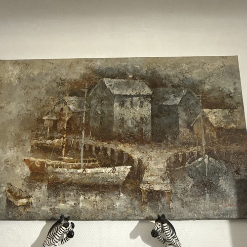 Tableau peinture paysage marin