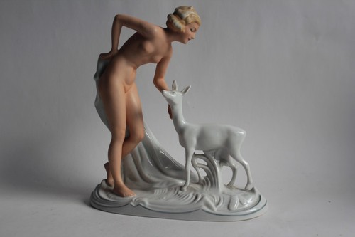 Femme nue faon porcelaine - femme,
