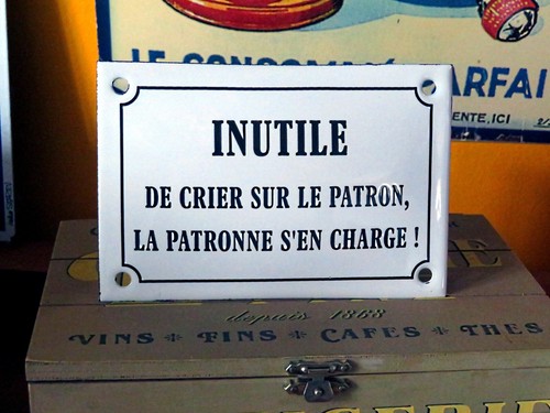 Plaque émaillée bombée