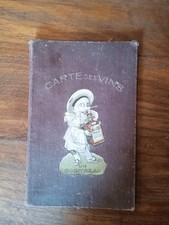 Ancienne Carte Des Vins