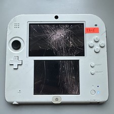 Hs - Console Nintendo 2ds / 3ds - Pour Pièces Ou A Réparer  - Écrans Cassés