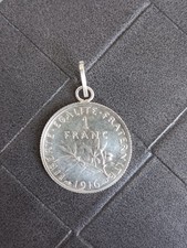 pendentif 1 franc bijou en
