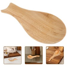  Repose-cuillère en bois pour comptoir de cuisine, porte-cuillère pour