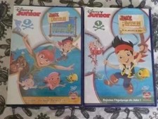 Lot de 2 DVD - Jake Pirates du Pays Imaginaire - Disney Junior - TBE -