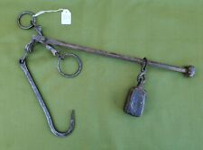 ANCIENNE BALANCE ROMAINE FER FORGÉ - TRÈS BEL OBJET - J23