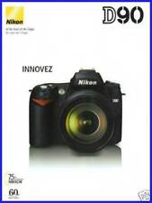 NIKON brochure pub. D90 édition 08/2008 en français